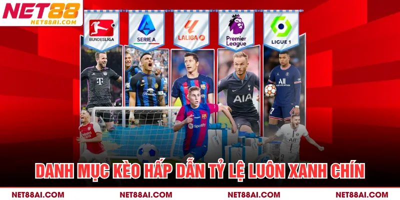 Danh mục kèo hấp dẫn tỷ lệ luôn xanh chín