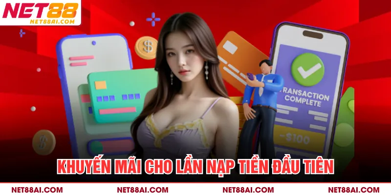 Khuyến mãi cho lần nạp tiền đầu tiên